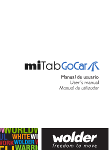 Manual Wolder miTab GoCar Tablet