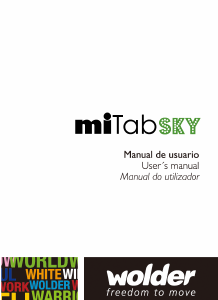 Manual Wolder miTab Sky Tablet