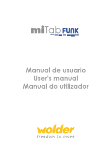 Manual Wolder miTab Funk Tablet