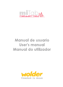 Manual de uso Wolder miTab Manhattan Tablet