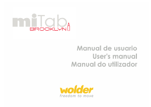 Manual de uso Wolder miTab Brooklyn Tablet