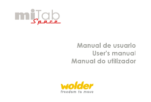 Manual de uso Wolder miTab Space Tablet