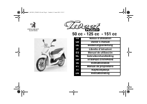 Bedienungsanleitung Peugeot Tweet 50cc Roller