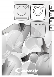 Bruksanvisning Candy CSWS485TWMCE/1-S Kombimaskin vask-tørk