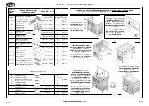 Bedienungsanleitung Trixie 62407 Kaninchenstall