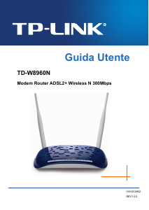 Manuale TP-Link TD-W8960N Router