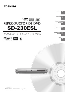 Manual de uso Toshiba SD-230ESL Reproductor DVD