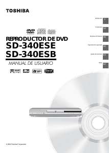 Manual de uso Toshiba SD-340ESB Reproductor DVD