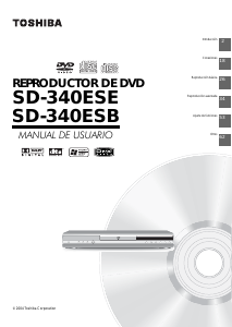 Manual de uso Toshiba SD-340ESE Reproductor DVD