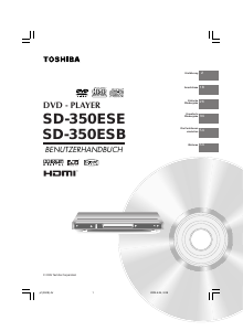 Bedienungsanleitung Toshiba SD-350ESE DVD-player