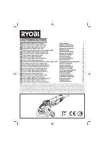 Bruksanvisning Ryobi EAG750RB Vinkelsliper