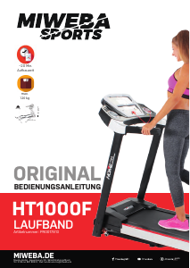 Bedienungsanleitung Miweba HT1000F Laufband