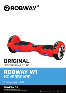 Bedienungsanleitung Robway W1 Hoverboard