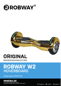 Bedienungsanleitung Robway W2 Hoverboard