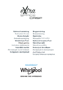 Instrukcja Whirlpool MWF 426 BL Kuchenka mikrofalowa