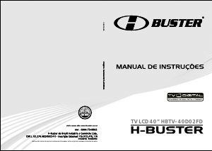 Manual H-Buster HBTV 40D02FD Televisor LCD