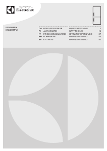 Bruksanvisning Electrolux EN3489MFX Kyl-frys