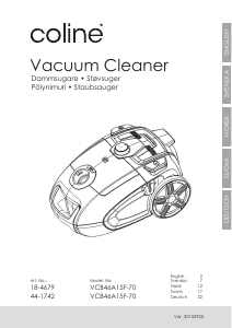 Manual Coline VCB46A15F-70 Vacuum Cleaner