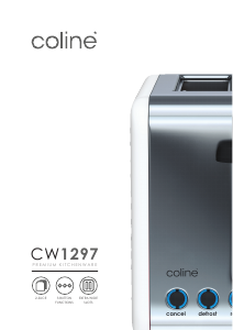 Bedienungsanleitung Coline CW1297 Toaster