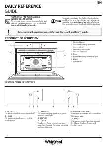 Manual Whirlpool W11I MW161 UK Microwave