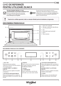 Manual Whirlpool W6 MD440 BSS Cuptor cu microunde