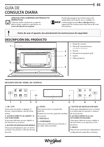 Manual de uso Whirlpool W6 MD440 BSS Microondas