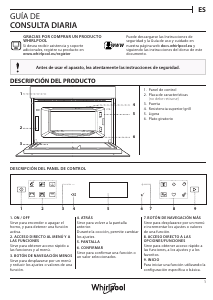 Manual de uso Whirlpool W6 MD440 Microondas