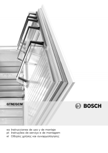 Manual de uso Bosch GCM24AW20 Congelador