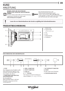 Bedienungsanleitung Whirlpool W6 MN840 Mikrowelle