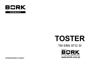 Instrukcja BORK TM EBN 9712 SI Toster