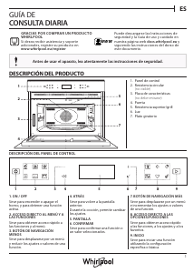 Manual de uso Whirlpool W6 MW461 BSS Microondas