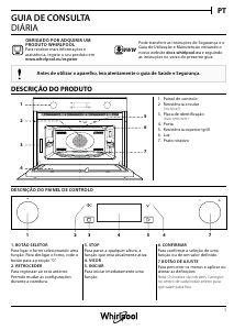 Manual Whirlpool W6 MW561 Micro-onda