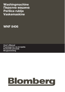 Brugsanvisning Blomberg WNF 8406 Vaskemaskine