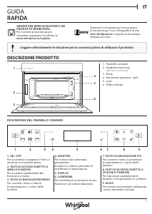 Manuale Whirlpool W7 MD440 WH Microonde