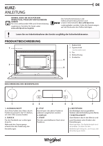 Bedienungsanleitung Whirlpool W7 MD520 Mikrowelle