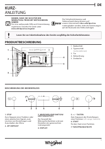 Bedienungsanleitung Whirlpool W7 MN810 Mikrowelle
