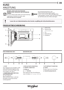 Bedienungsanleitung Whirlpool W7 MN820 Mikrowelle