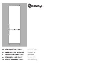 Handleiding Balay 3KF4860N Koel-vries combinatie