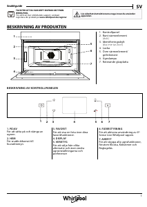 Bruksanvisning Whirlpool W9 MD260 BSS Mikrovågsugn