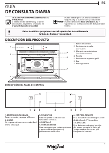 Manual de uso Whirlpool W9 MW261 IXL Microondas