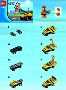 Manual de uso Lego set 30229 City Plataforma