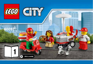 Instrukcja Lego set 60097 City Plac miejski