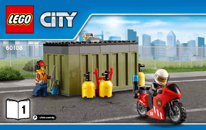Käyttöohje Lego set 60108 City Palokunnan ensivasteyksikkö