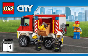 Bruksanvisning Lego set 60111 City Liten brandbil