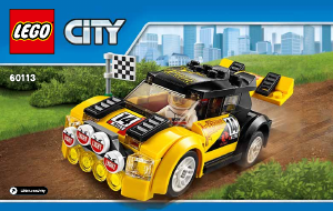 Manual de uso Lego set 60113 City Coche de rally