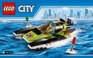 Bruksanvisning Lego set 60114 City Racerbåt