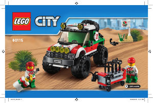 Manual de uso Lego set 60115 City Todoterreno 4×4