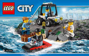 Bruksanvisning Lego set 60127 City Fängelseön startset