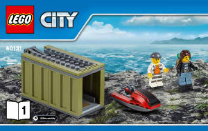 Manual Lego set 60131 City A ilha dos ladrões