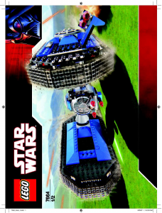 Bruksanvisning Lego set 7664 Star Wars TIE crawler
